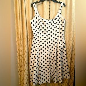 Timeless Black and White Polka Dot Chetta B dress SPRING SALE